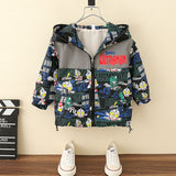 Toddler Boys Jackets Ultraman Boys' Coat Spring and Autumn Shell Jacket Children
