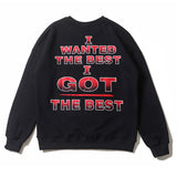 Kanye West Sunday Service Sweatshirt Retro Long Sleeve Crew Neck Sweater