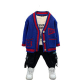 Toddler Boys Sweater Boys' Cardigan Sweater Autumn Sweater