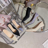 Nude Block Heel Sandals