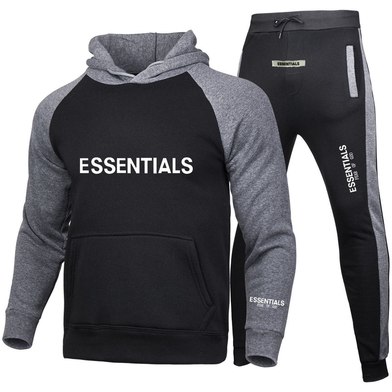 Fear Of God Fog Essentials Hoodie & Sweatpant 2 Piece Set For Men And Women