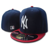 La 59fifty Hats Yankees Flat-Brimmed Cap NY Baseball Cap