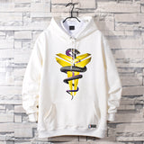 In Memory of Kobe Hoodie Commemorative Kobe No. 24 Signature Printed Hooded Cotton Sweater