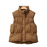 Women Winter Coats Puffer down Vest down Vest Women's Short Autumn and Winter Coat