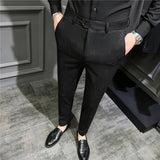 Men Trousers Business Suit Pants Casual Pants