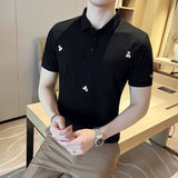 Men Short Sleeve T-Shirt Polo Shirt
