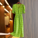 Women Exotic Dresses Split High Waist Dress
