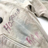 Rrr123 Hoodie Joint Name Fog Loose Hooded Sweater Distressed Contrast Color