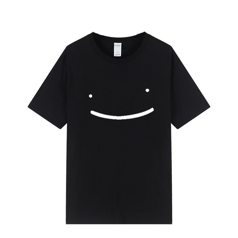 Dreamwastaken Novelty Hoodies Dream Merch Shirt 2D Printed Short Sleeve Round Neck Loose T-shirt