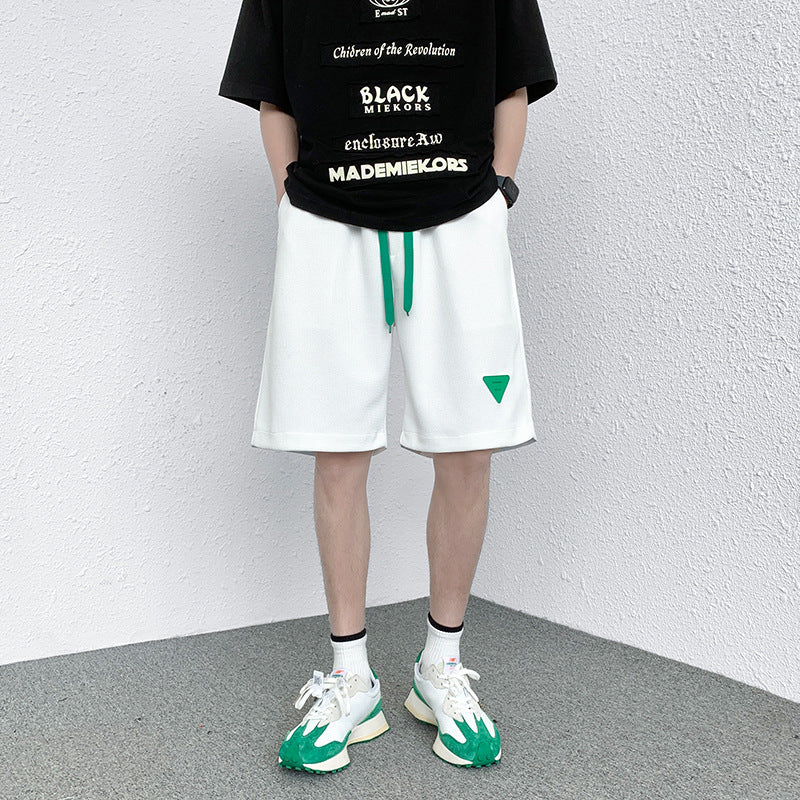 Men Shorts Men's Summer Sports Pirate Shorts Loose Beach Pants