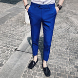 Men Trousers Summer Thin Men Small Suit Pants