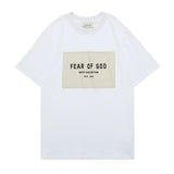 Fog T Shirt Spring/Summer Loose Women's ShortSleeved Men's Tshirt Fear Of God