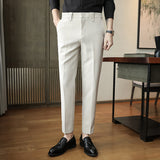 Men Trousers Straight Casual Pants Men's Trousers