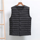 Men Winter Coats Puffer Jacket down Coat Crew Neck down Vest