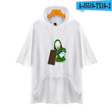 Dreamwastaken Novelty Hoodies Dream Merch Shirt Loose Print Fashion Loose Hooded T-shirt Short Sleeve Top