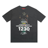 Rrr123 T-Shirt Vintaget Summer Loose