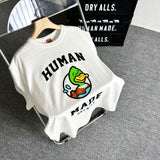 Human Made T-Shirt Tour Duck Slub Cotton Short Sleeve Loose Couple
