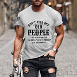 Tactics Style T Shirt for Men Men's Summer Vintage Letter Print Short Sleeve round Neck Loose-Fitting T-shirt Top
