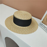 Straw Hat Wide Brim Sun Hat Summer Seaside Travel Sun-Proof Beach Hat