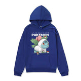 Men and Women Pokemon Pikachu Coat Men's Sweater Fleece-Lined Thickened Spring and Autumn
