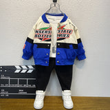 Toddler Boys Jackets Boys' Jacket Baseball Uniform Autumn Stand Collar Jacket