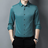 Men's Shirts Solid Color Shirt