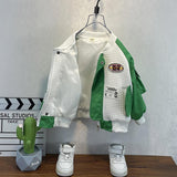 Toddler Boys Jackets Boys' Baseball Jacket Coat Children's Spring Ball Style