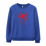 Men Spider Hoodie Spider-Man Crew Neck Sweater