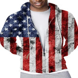 American Hoodies Printed Zipper