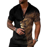 Polo Shirts Polo Lapel Casual Short Sleeve Summer T-shirt