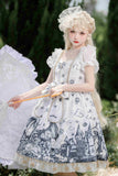 Gothic Lolita Harajuku Style Clothing Goth Style Lolita Elegant Op Short Sleeve Dress for Women