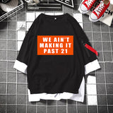 Juice WRLD T Shirt Fashion Summer Loose Casual plus Size 5-Point Sleeve