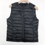 Women Winter Coats Puffer down Vest Autumn and Winter Women's Light Light Vest round Neck None