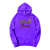 Boy Mama Hoodie Leopard Print Christmas Print Hooded Hoodie