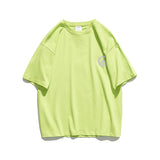 Couple's Reflective Short-Sleeved T-shirt Men's Summer Half Sleeve Couple's Tops Casual T-shirt Internet Celebrity Trendy T