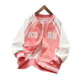 Children Baseball Jacket Baseball Uniform Fall Jacket Casual