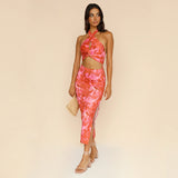 Body Fitting Dresses Summer Sexy Printed Dress