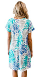 Abstract Bodycon Dress Tie-Dye Dress