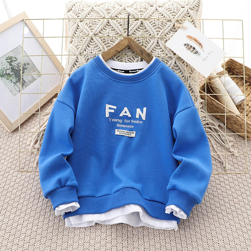 Children Hoodie Sweatshirts Boy's Hoody Autumn Embroidery