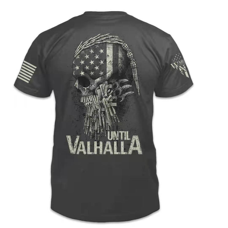 Until Valhalla T Shirt Summer Loose Fashion Brand Men's T-shirt