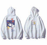 Tom and Jerry Hoodie Winter Clothing Autumn Hooded Sweater Autumn and Winter