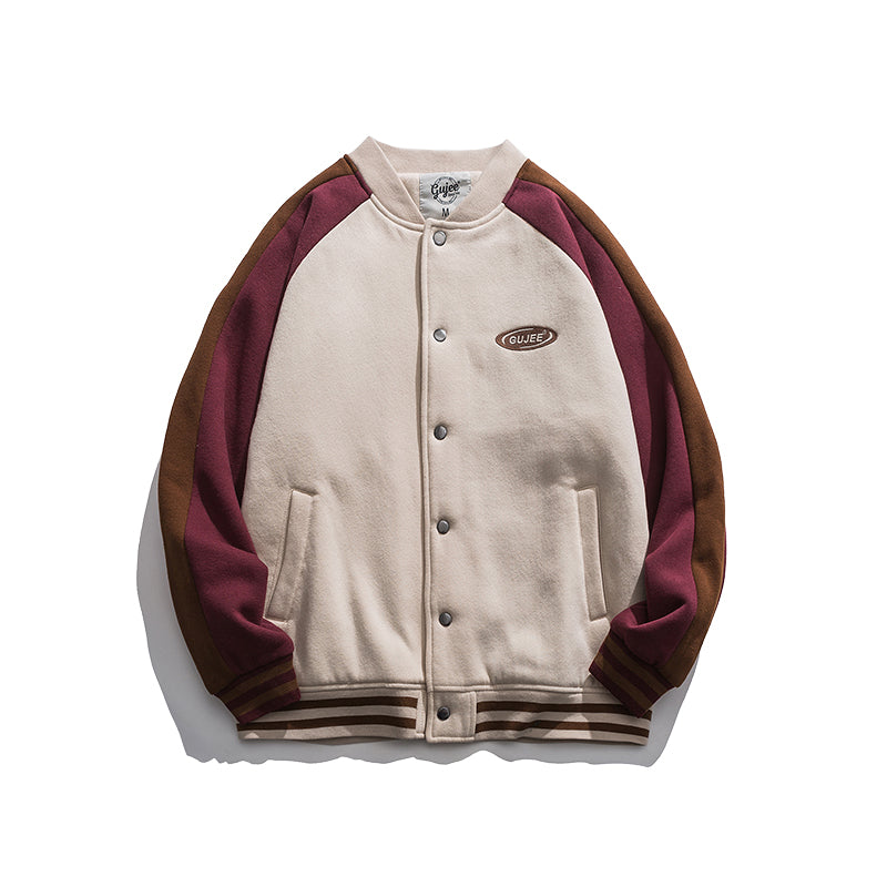 Letterman Jacket Outfit Senior Jackets Varsity Baseball Coat Baseball Uniform for Men Loose Casual Jacket Men