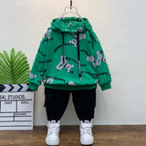 Toddler Boys Sweater Boy Spring Sports Outfit