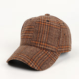 Vintage Check Baseball Cap