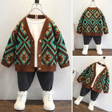 Toddler Boys Jackets Kids' Coat Knitted Thin Cardigan Sweater