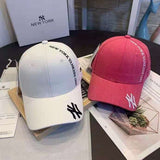 Yankee Baseball Cap Gold Embroidered Baseball Cap Men's and Women's Sun Hat