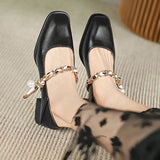 Nude Chunky Heel
