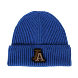 Dogers Baseball Cap Full Diamond Knitted Hat Women's Autumn and Winter Wool Hat