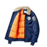 Bane Coat Fleece-Lined Thick Fur Collar Cotton-Padded