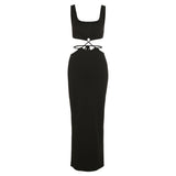 Music Festivals Rave Outfits Dress Backless Slim Fit Sheath Dress